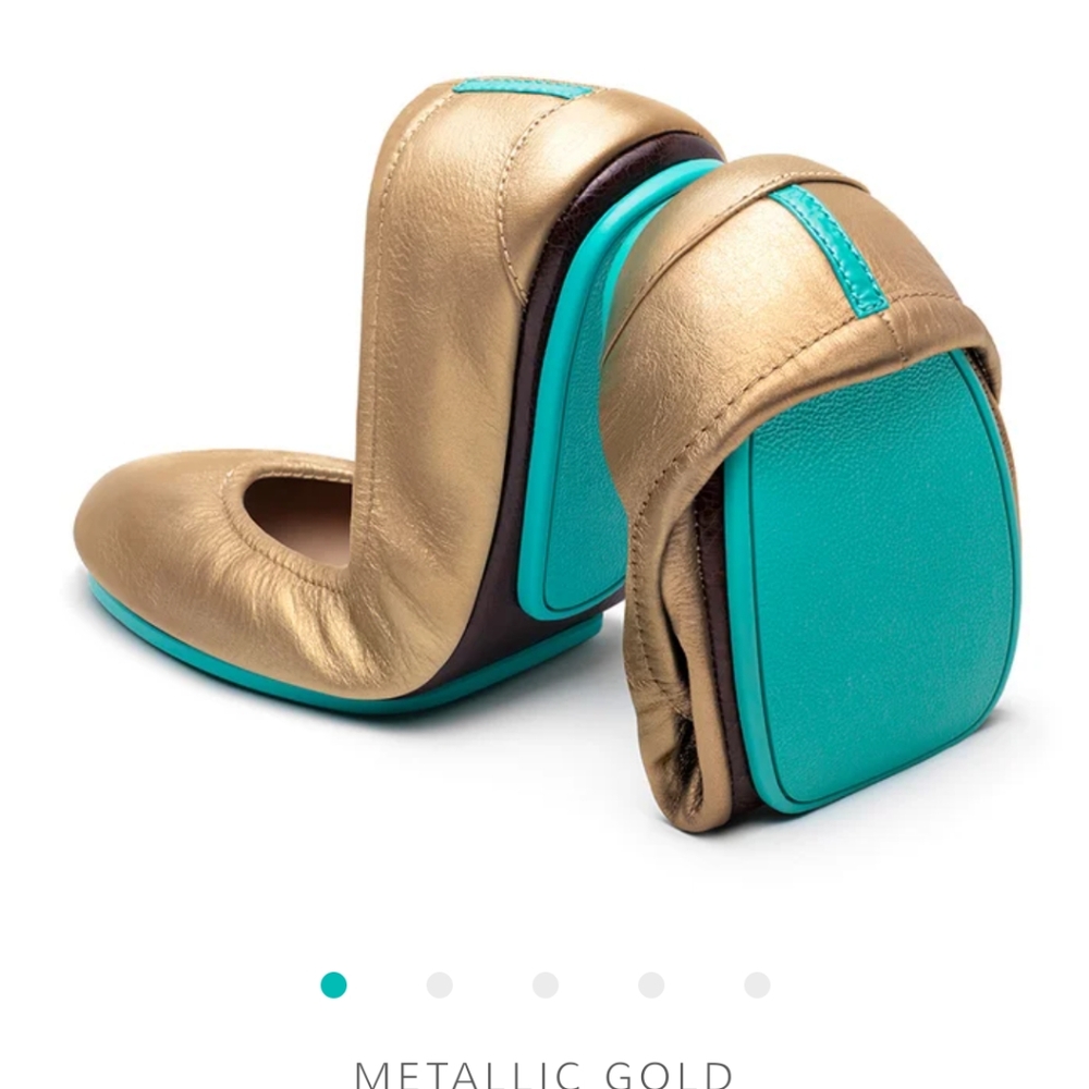 Tieks Metallic Gold